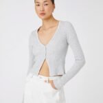 Knitwear Cardigan Slim Fit with Snap Fastener - Image 3