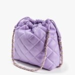 Women's Quilted Chain Strap Shoulder Bag - Image 4